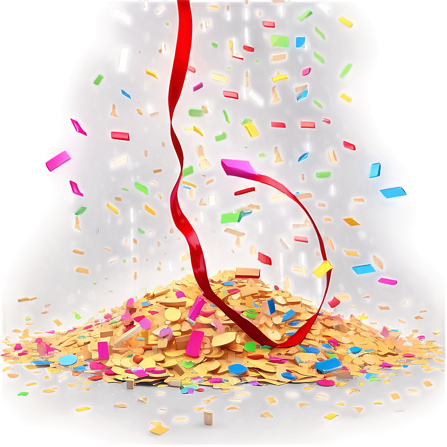 Confetti Shower Png 04292024 PNG