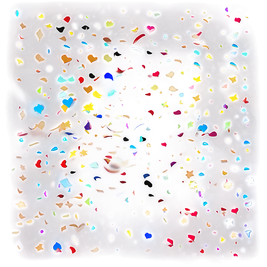 Confetti Shower Png 25 PNG