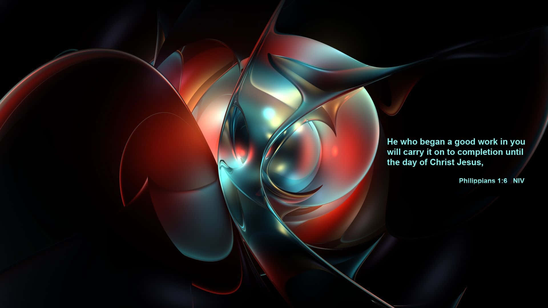 A Black And Blue Abstract Image With A Quote Wallpaper