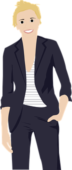 Confident Businesswoman Cartoon PNG