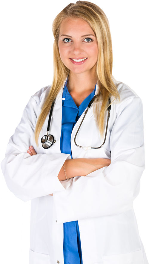 Confident Female Physician PNG