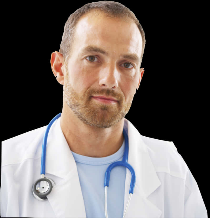 Confident Male Doctor Portrait PNG