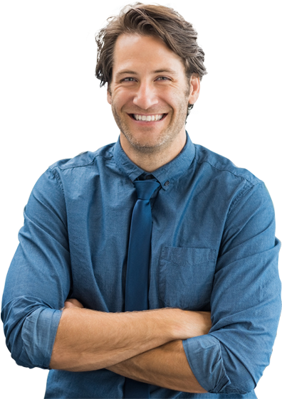 Confident Man Crossed Arms PNG