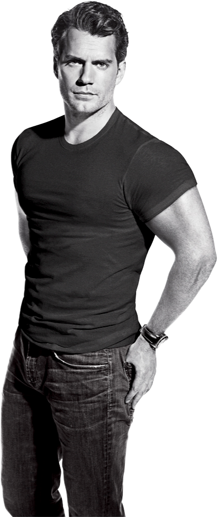 Confident Manin Black Tee PNG