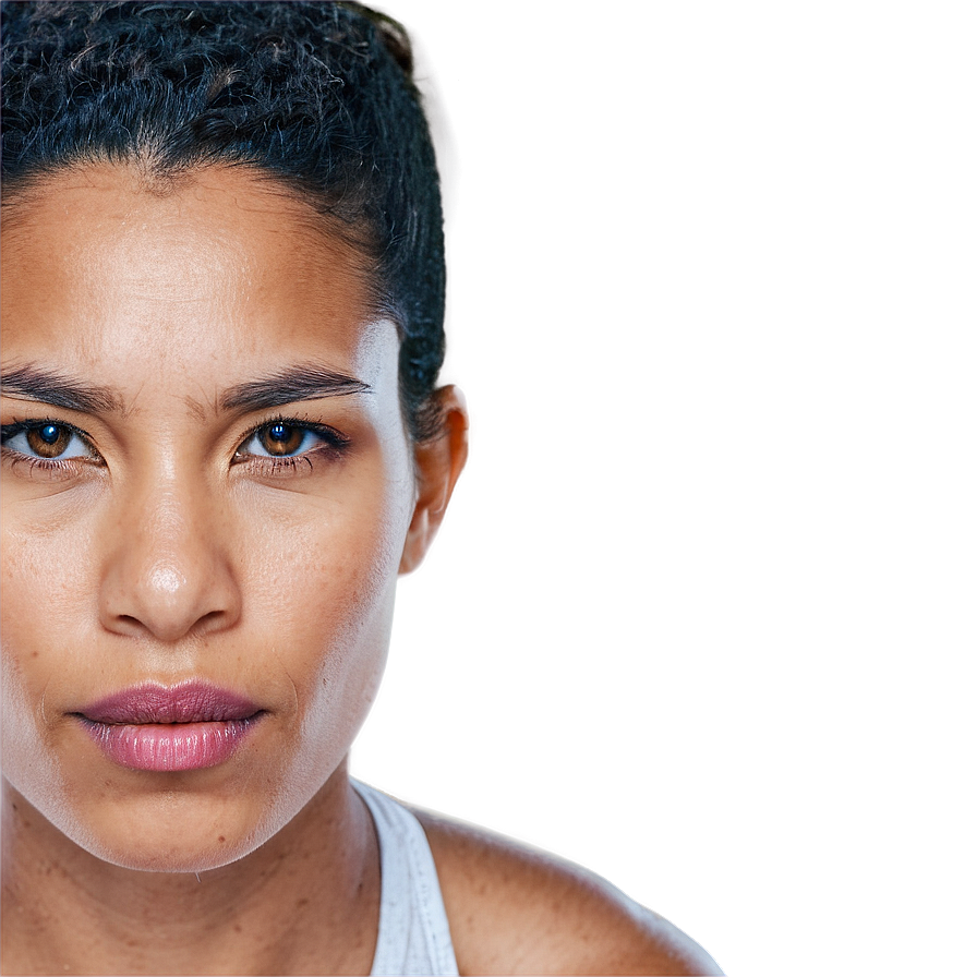 Confident Woman Portrait PNG