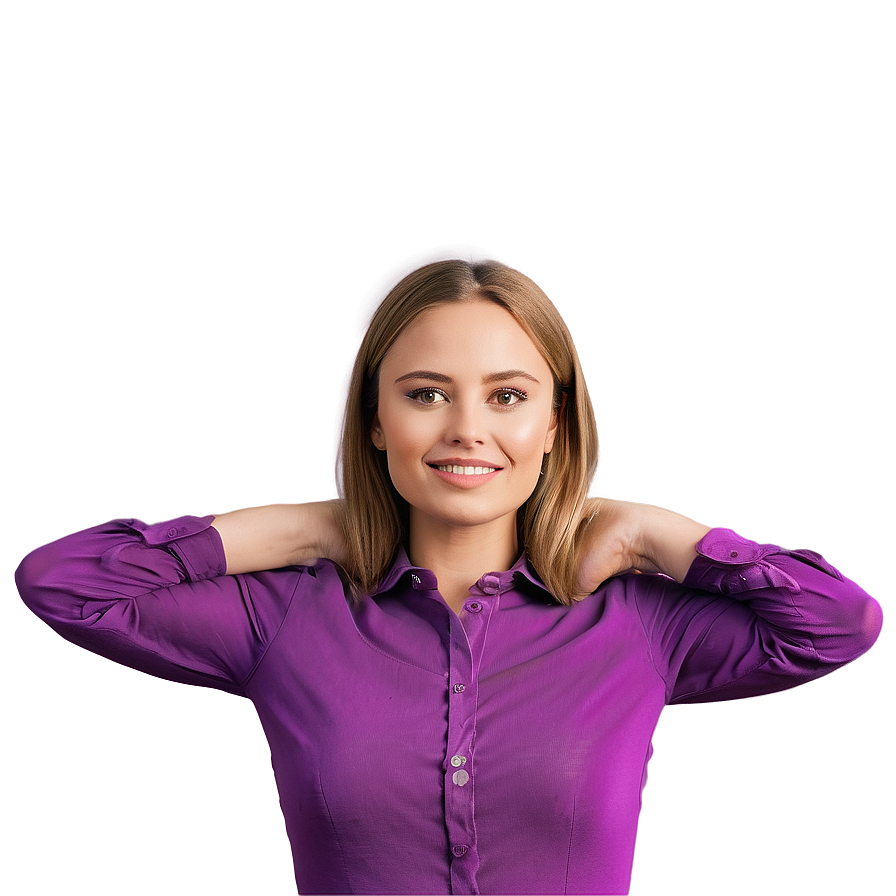 Download Confident Woman Pose Png Olm61 | Wallpapers.com