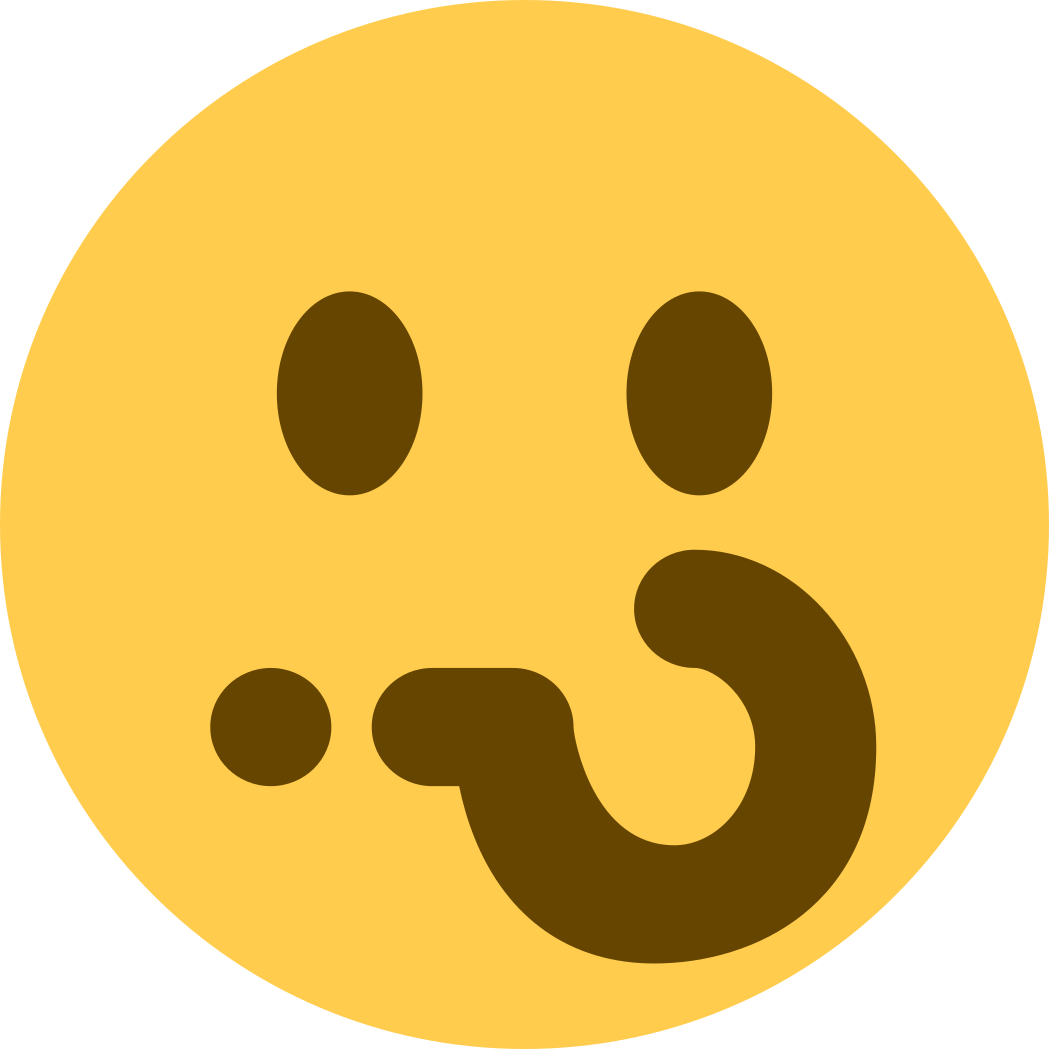 Confused Emoji Expression PNG