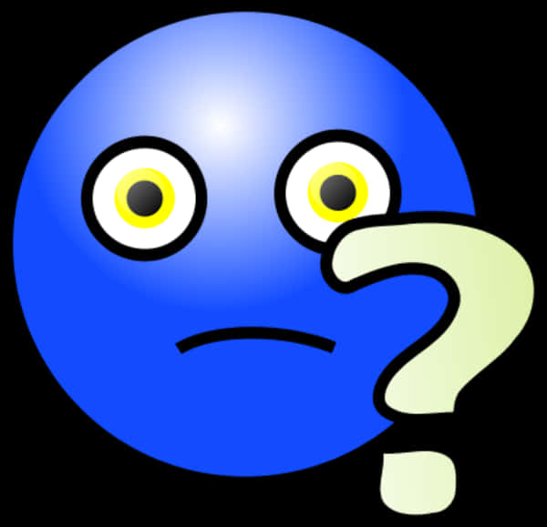 Confused Emojiwith Question Mark PNG