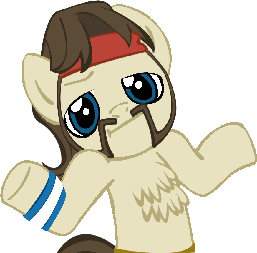 Confused Pony Shrug PNG