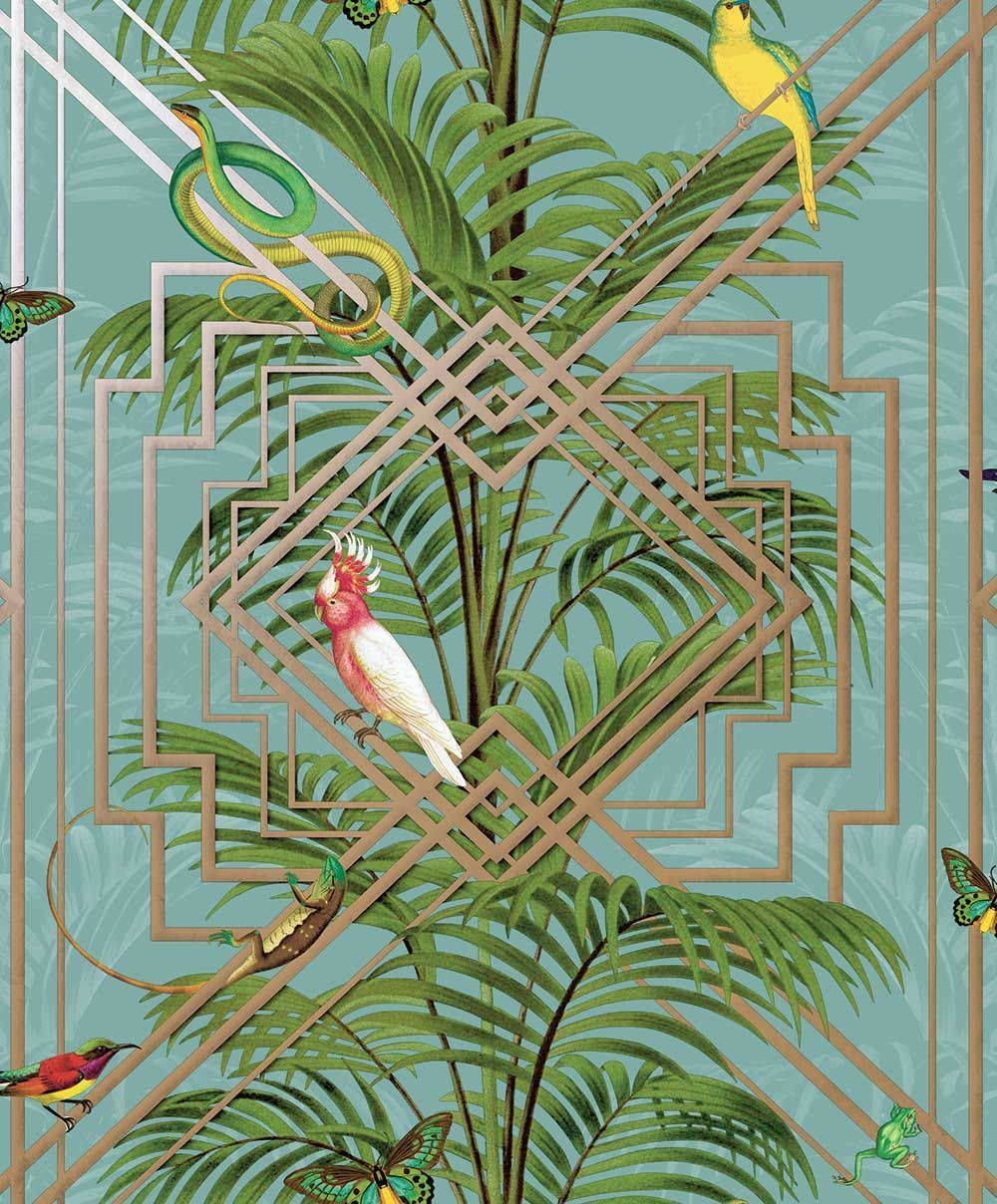 Congo Art Tropical Forest Wallpaper