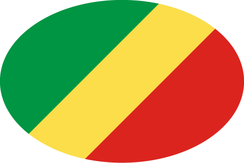 Congo Flag Graphic PNG