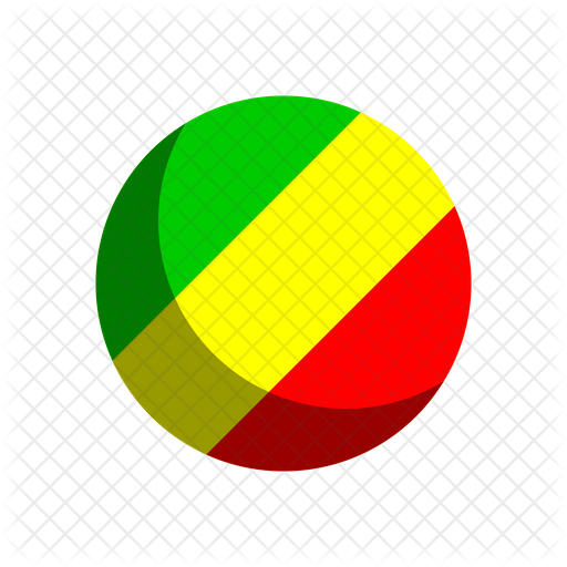 Congo Flag Graphic Ball PNG