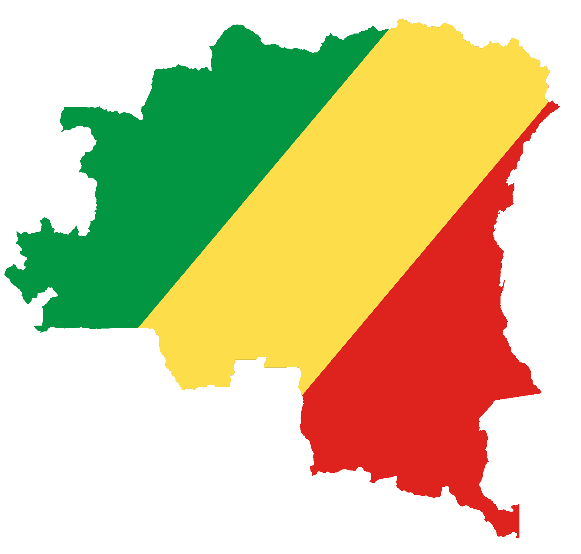 Download Congo Flag Map | Wallpapers.com