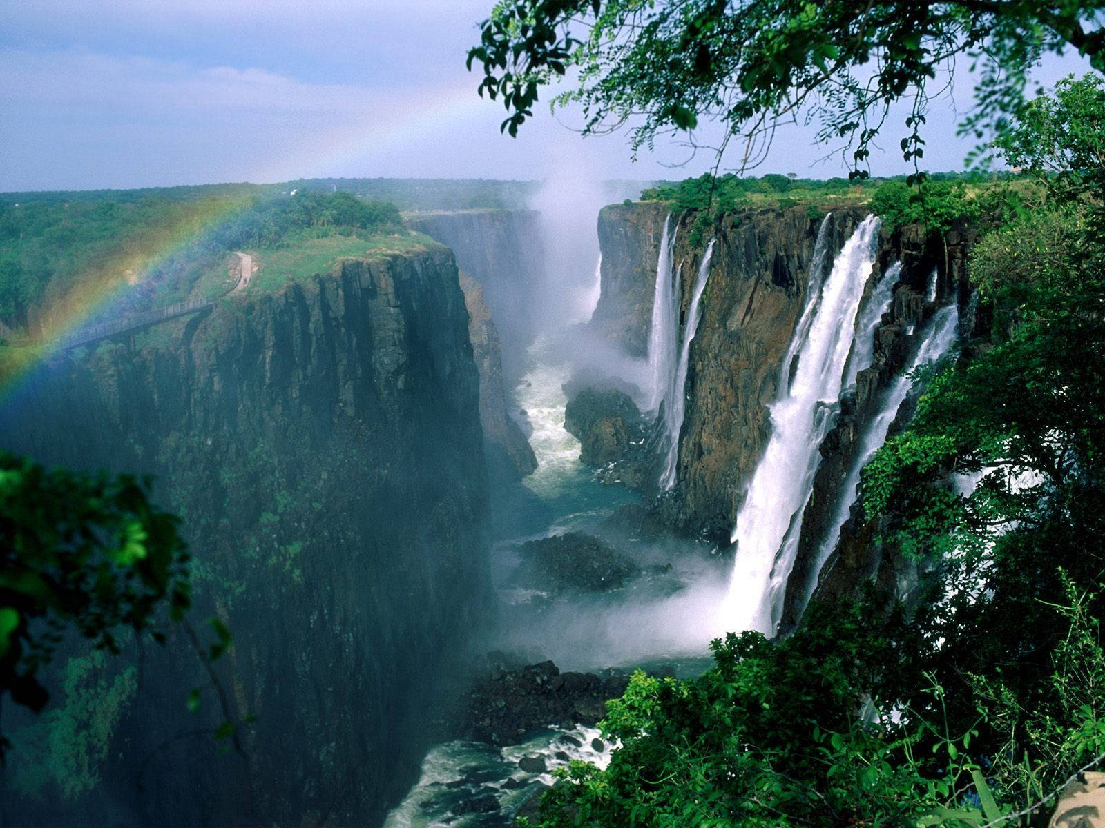 Kongoregenbogen Und Wasserfälle Wallpaper