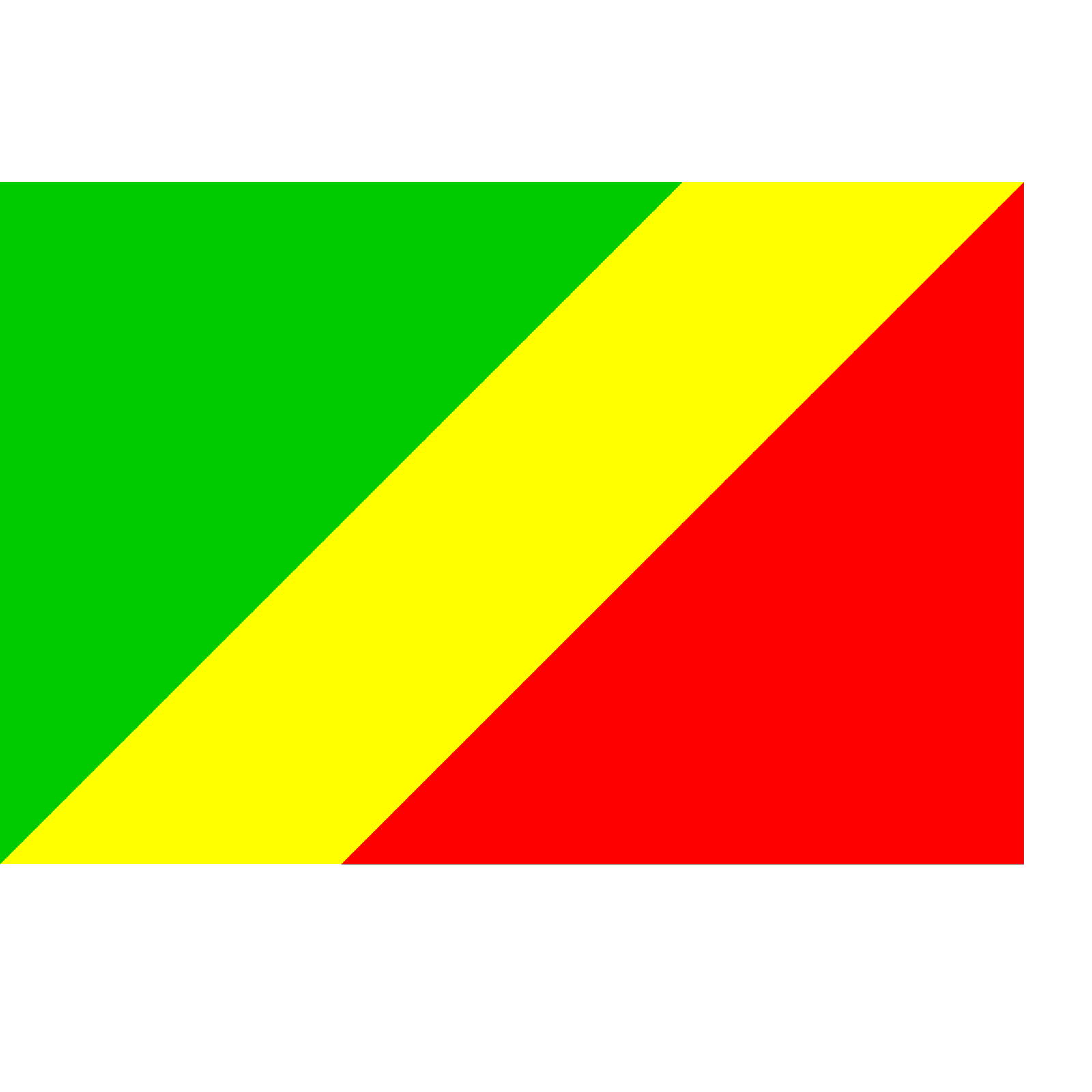 Congo Republic Flag PNG