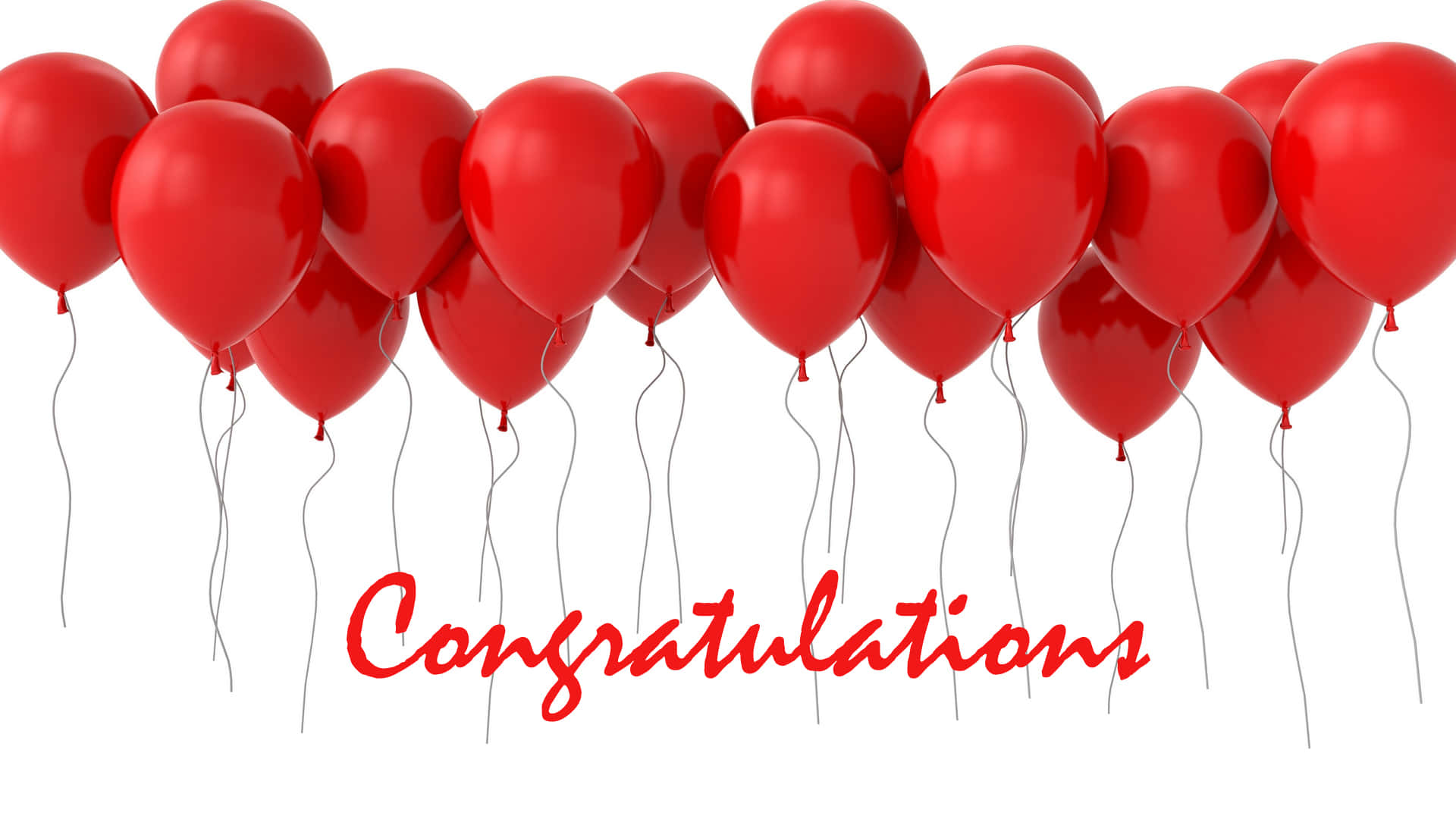 Congratulations Balloons With The Words Congratulations
