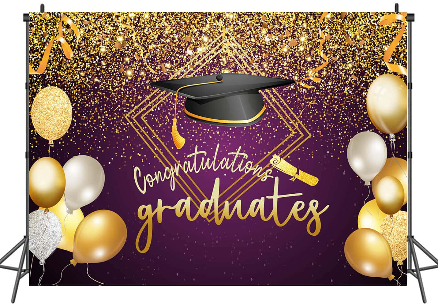 Congratulations Graduates Gold Poster Picture