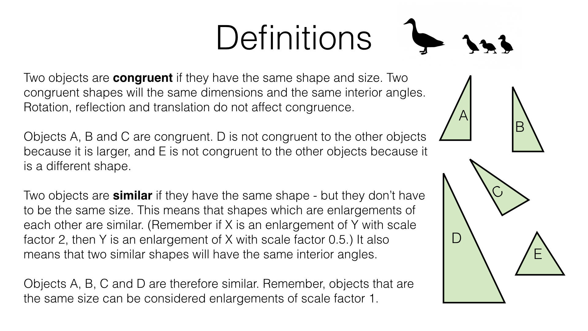 Congruent Triangle Definitions Wallpaper