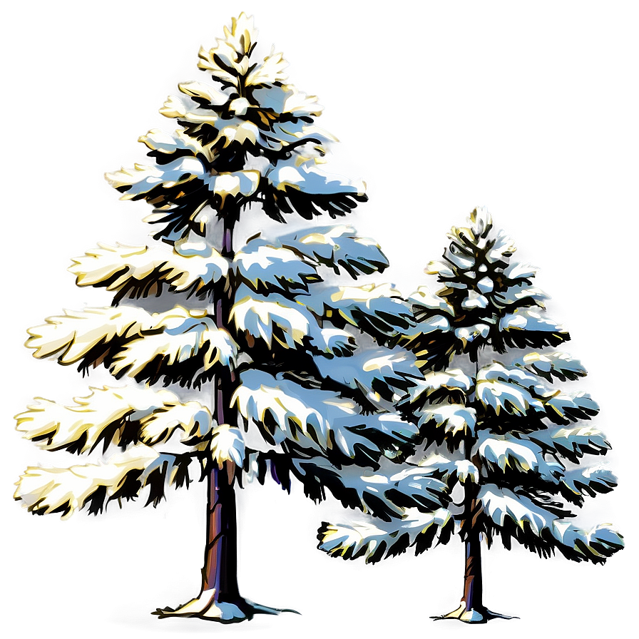 Coniferous Tree Elevation Png 47 PNG