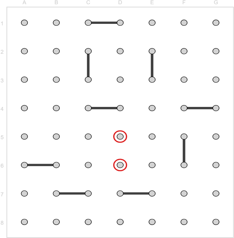 Connect Dots Game Board PNG