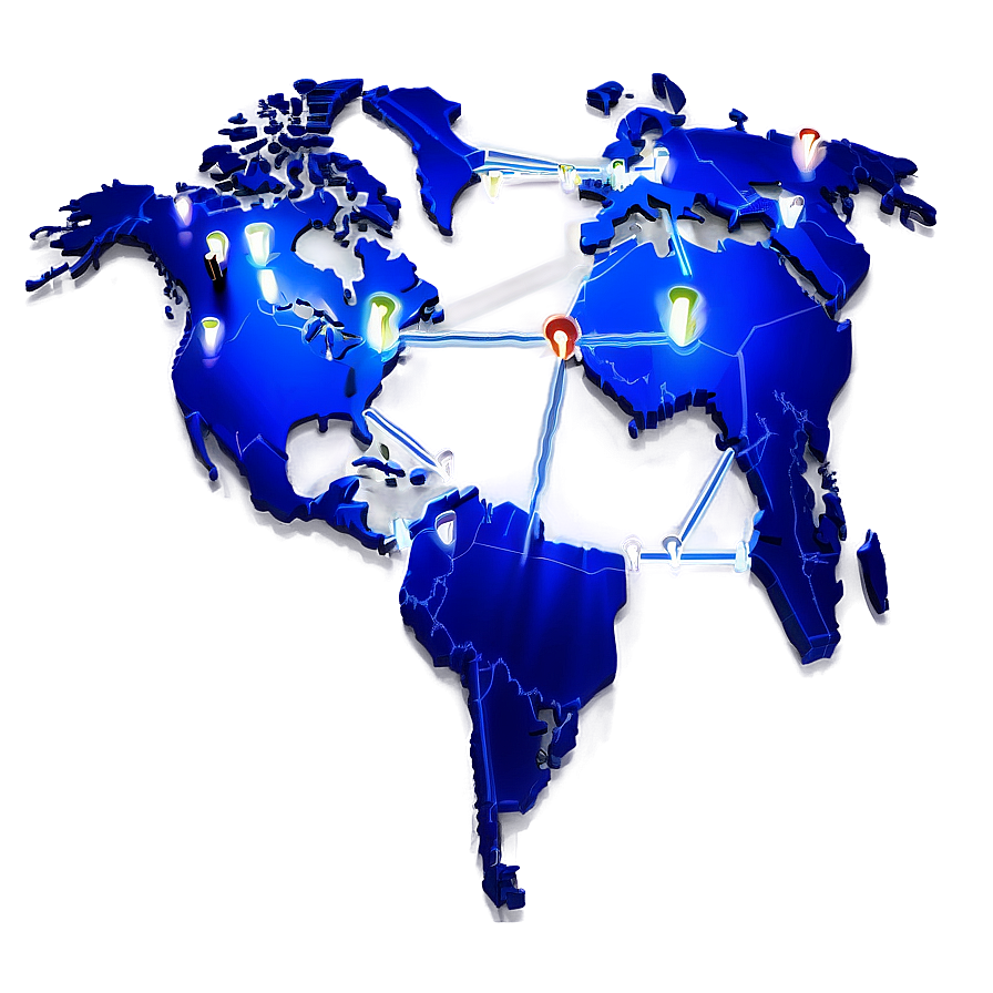 Connect World Map Links Png Dmk PNG