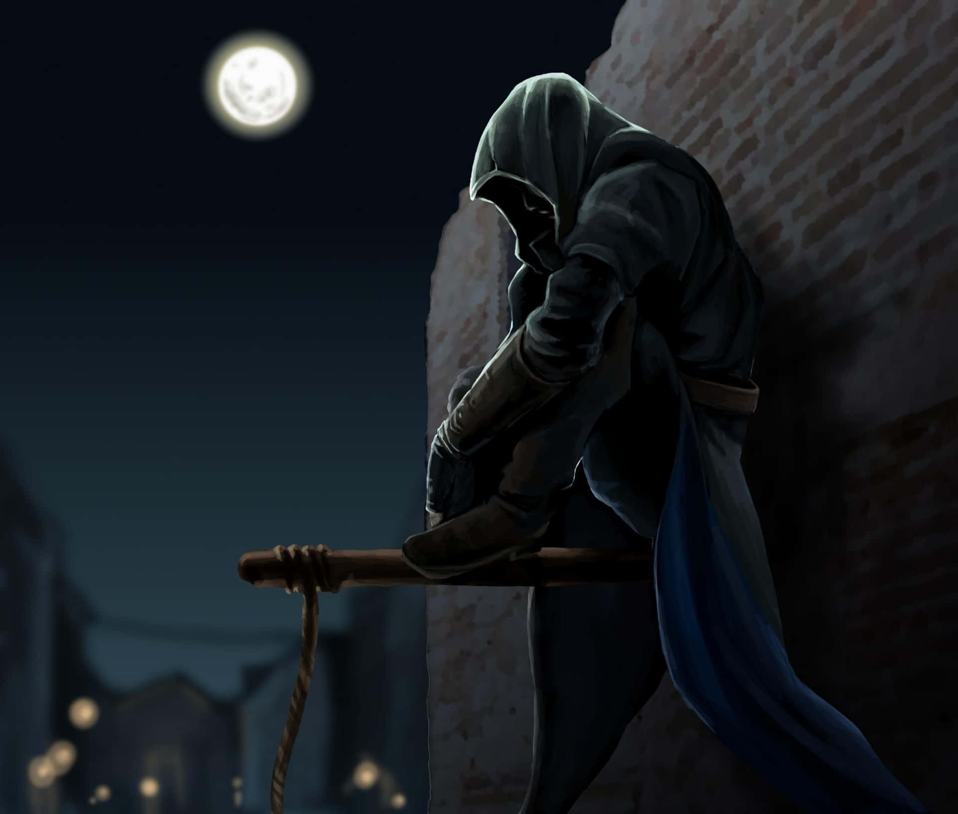 Connor Kenway Standing Tall in the Assassin's Creed Universe Wallpaper