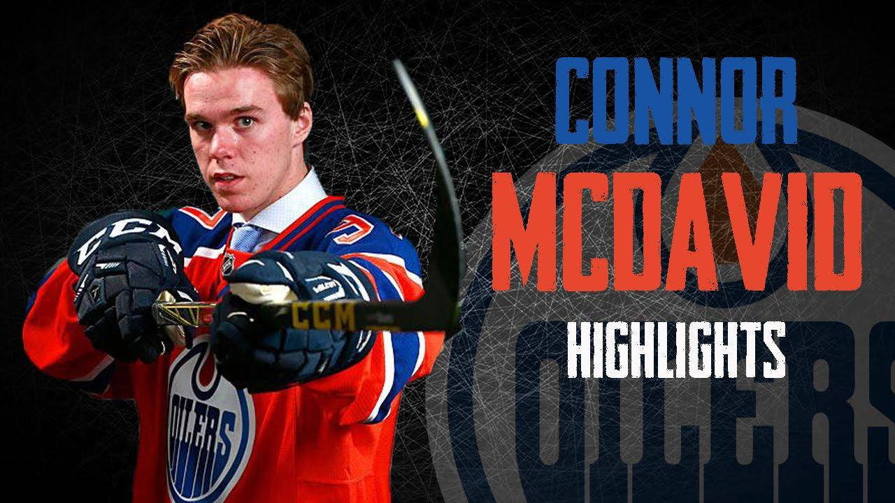 Connor Mcdavid Captain Of Edmonton Oilers Wallpaper