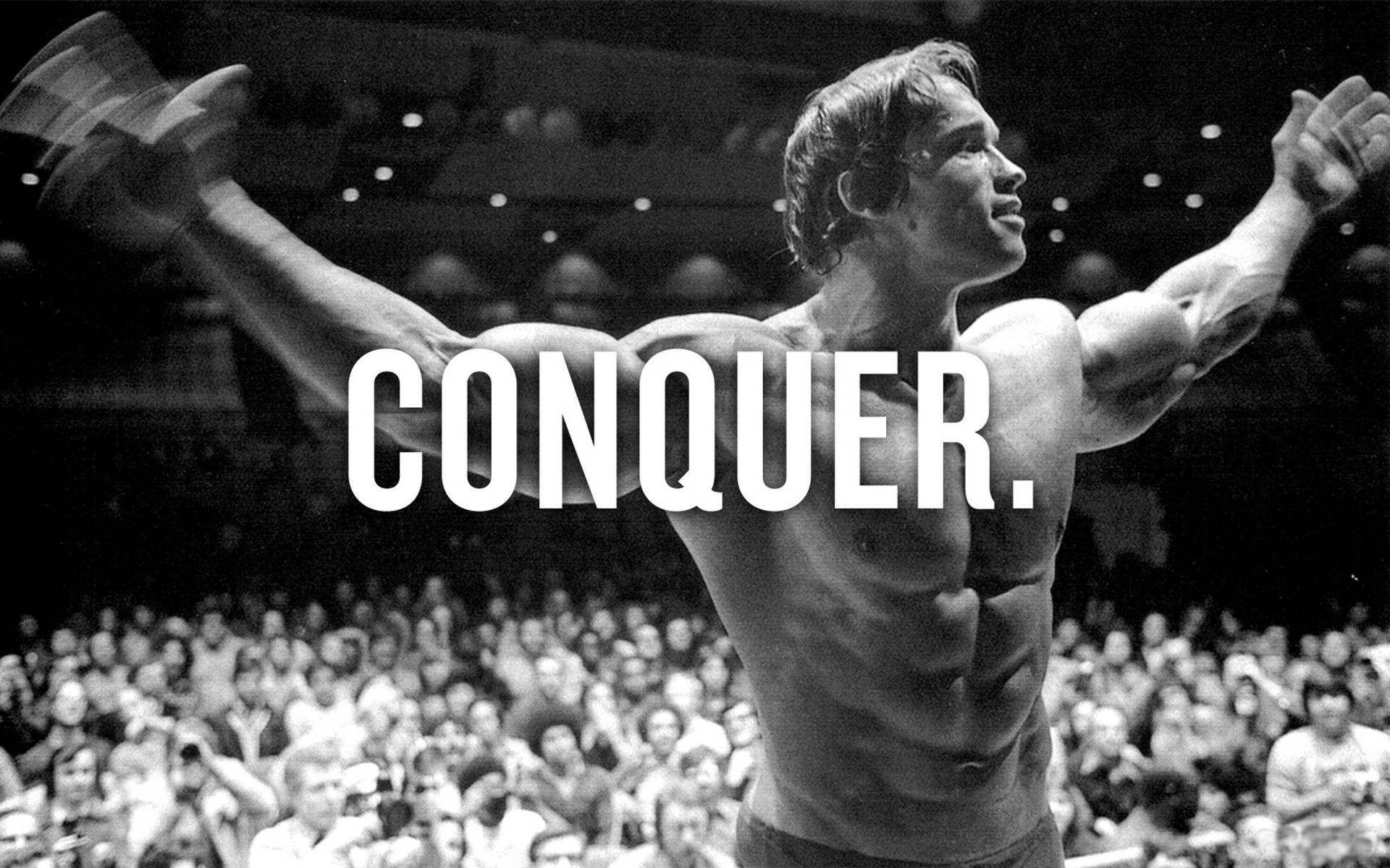 Conquer Arnold Schwarzenegger Background