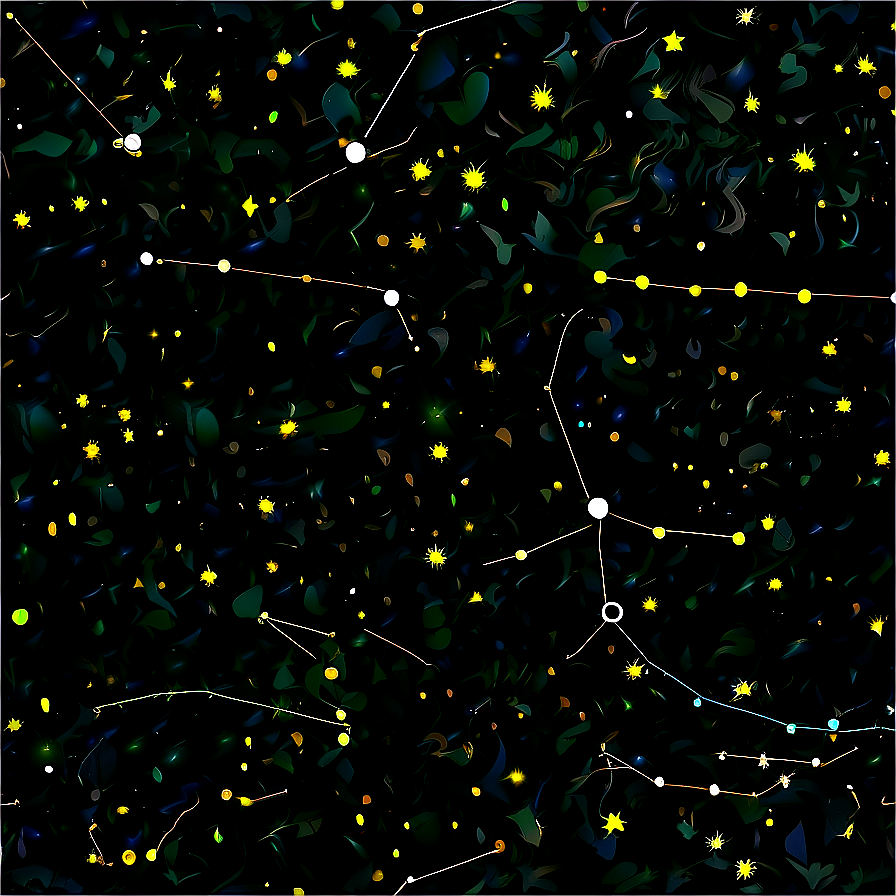 Constellation Seamless Pattern Png Old3 PNG
