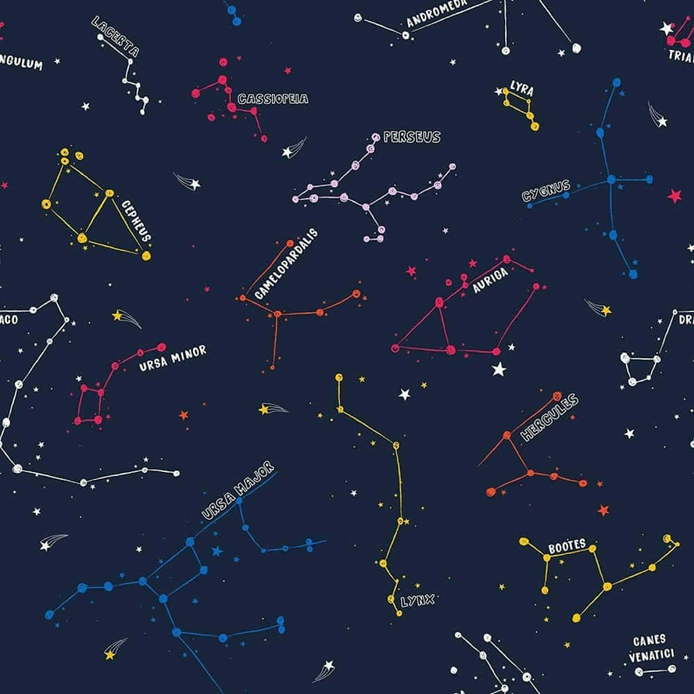 Starry Night Constellations Wallpaper