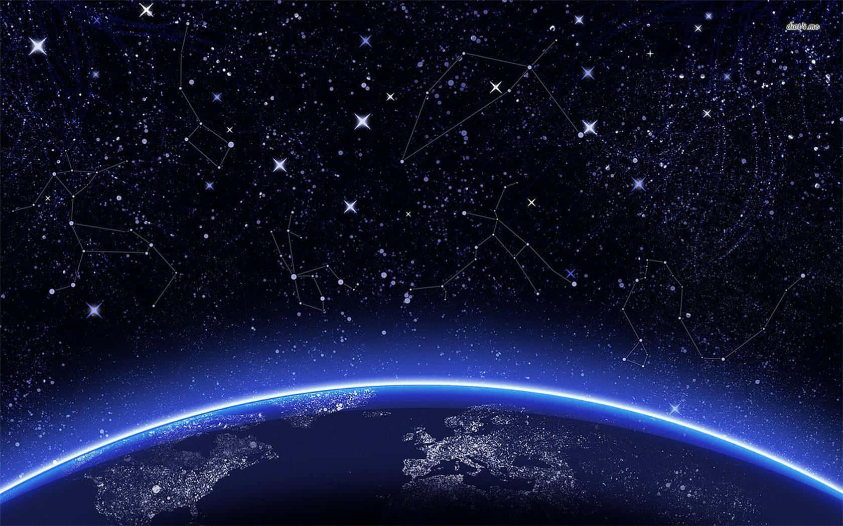 Stunning Constellations in the Night Sky Wallpaper