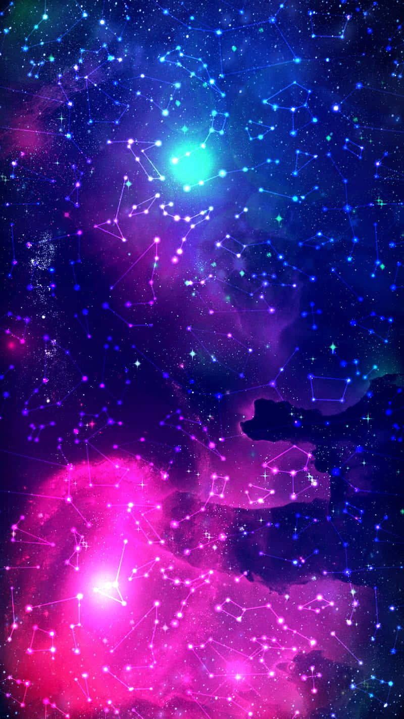 Starry Sky of Constellations Wallpaper