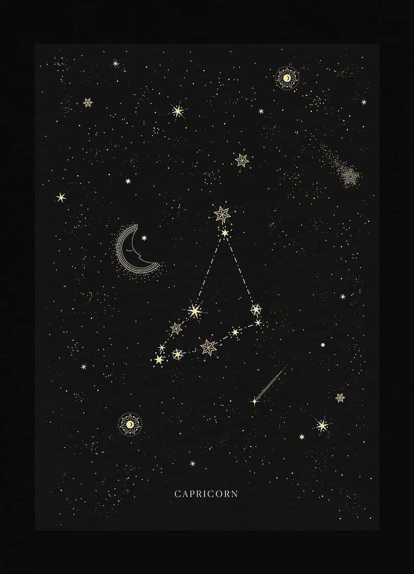 Starry Night Constellations Wallpaper