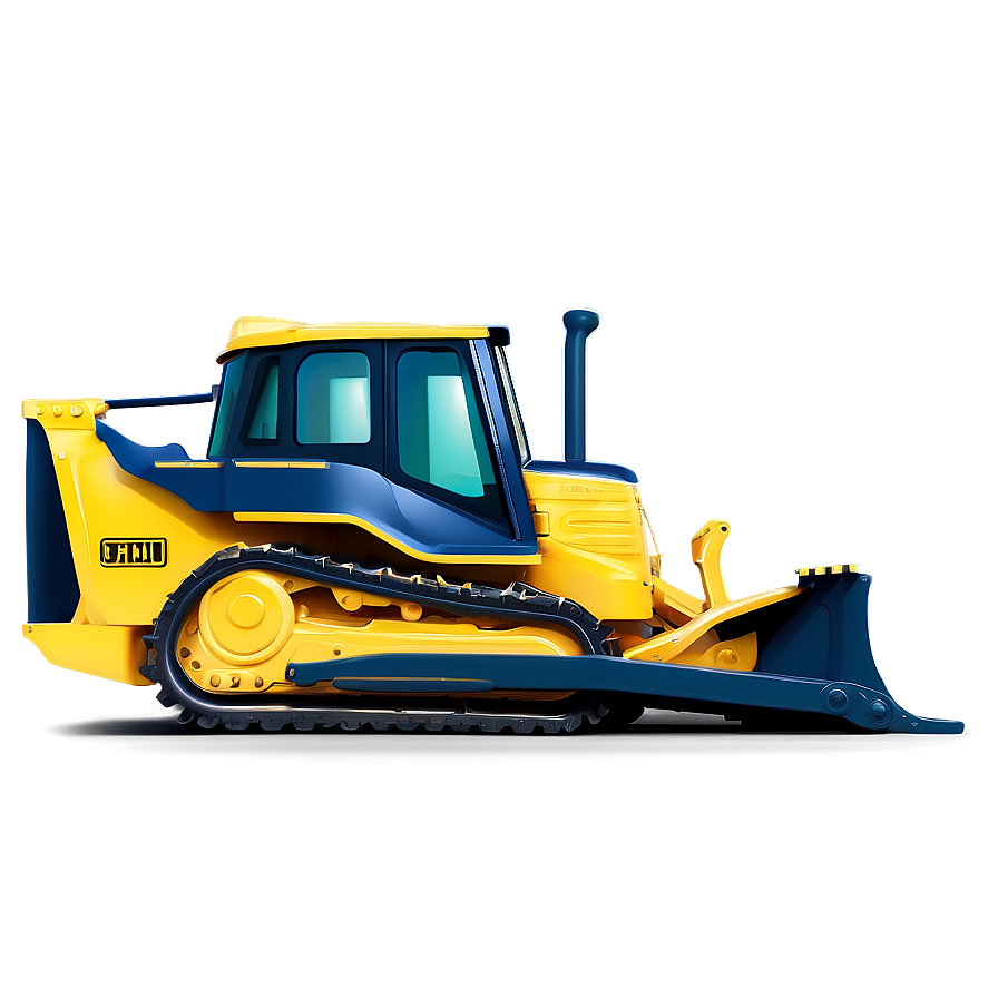 Construction Bulldozer Side View Png Jgj PNG