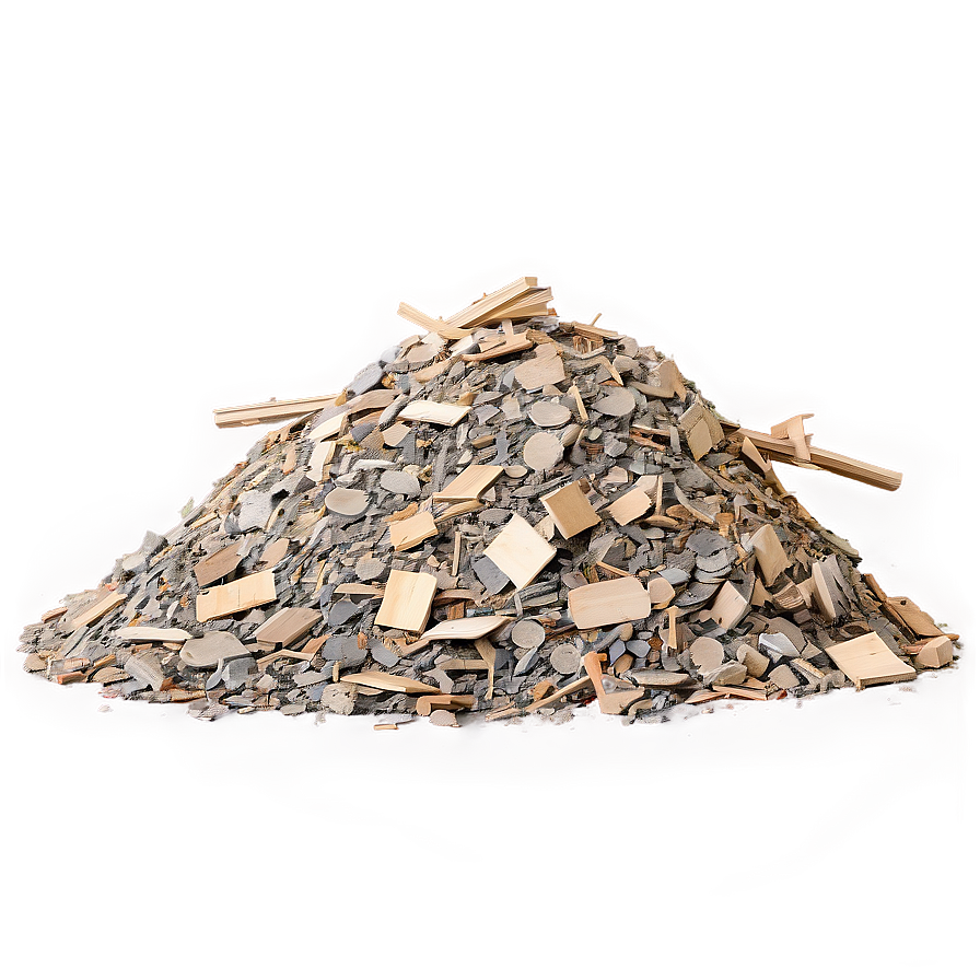 Construction Debris Pile Png Khq PNG