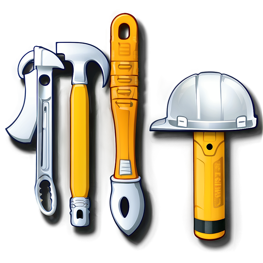 Construction Tools Outline Png Uoj50 PNG