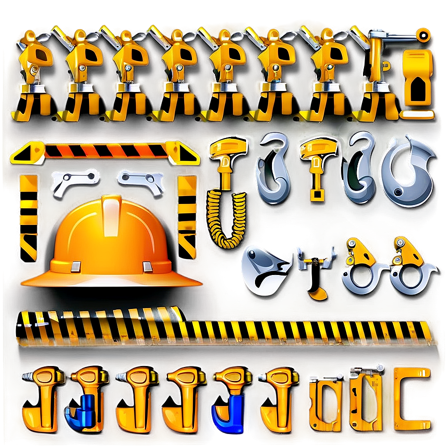 Construction Tools Outline Png Wip6 PNG