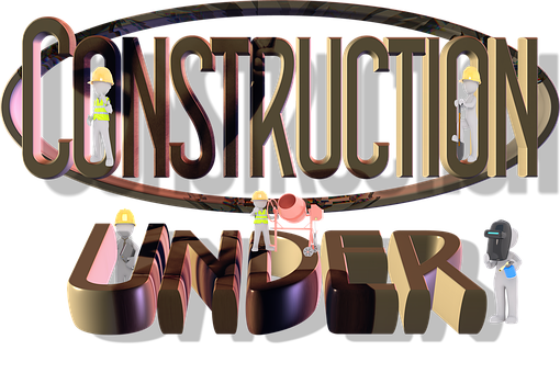 Construction Underway Graphic PNG