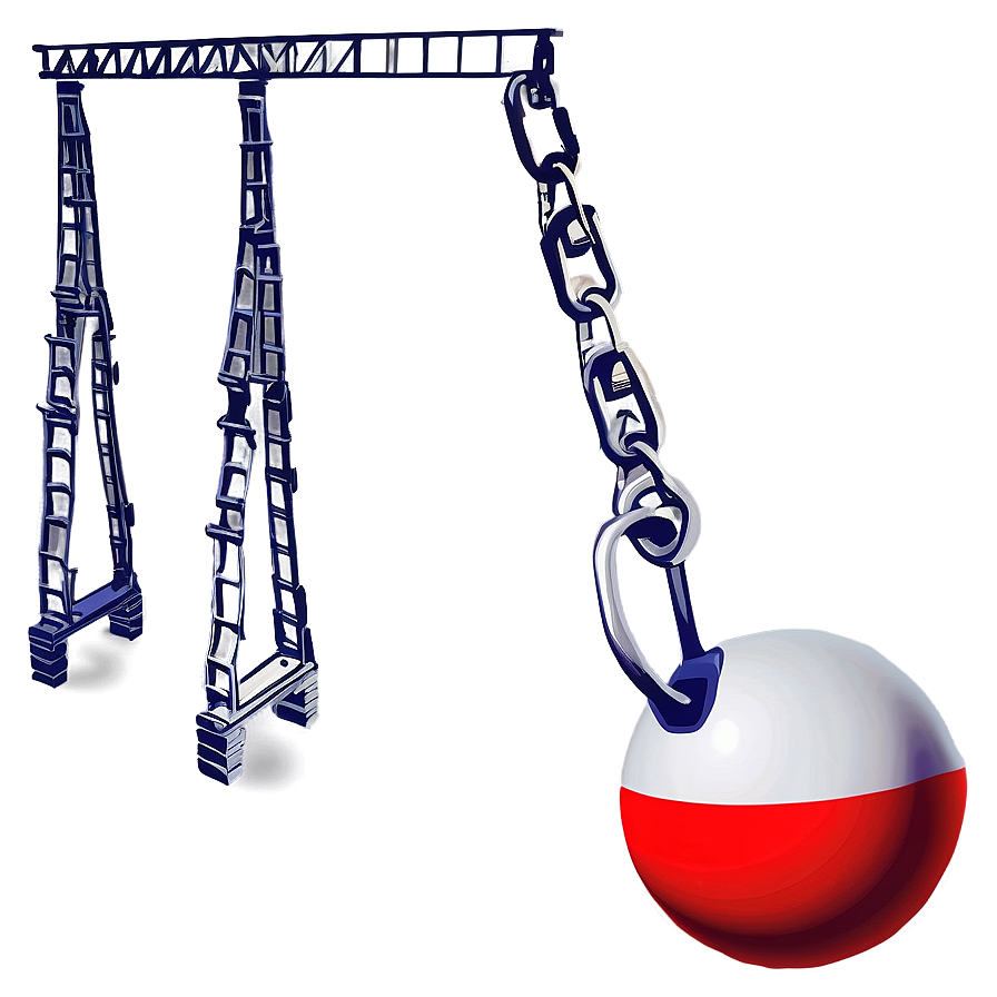 Construction Wrecking Ball Graphic Png Yis88 PNG