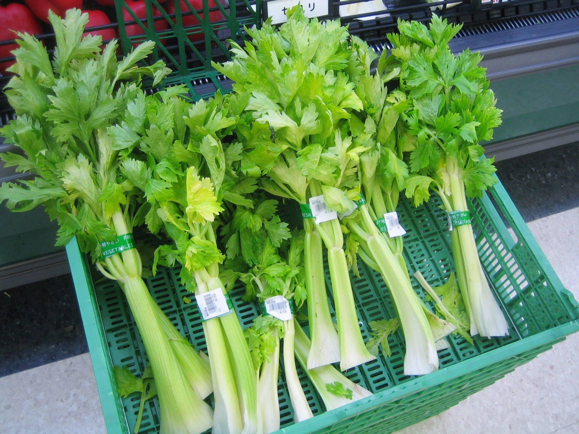 Consumer Celery Shopping Cart Wallpaper