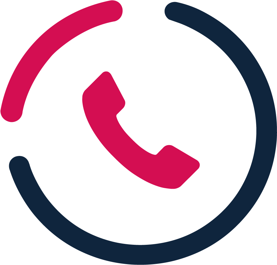 Contact Icon Red Phone Graphic PNG