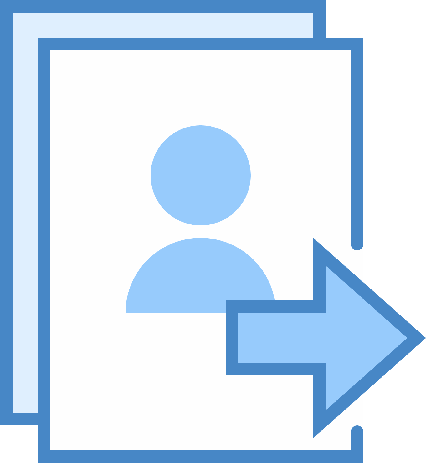 Contact Transfer Icon PNG