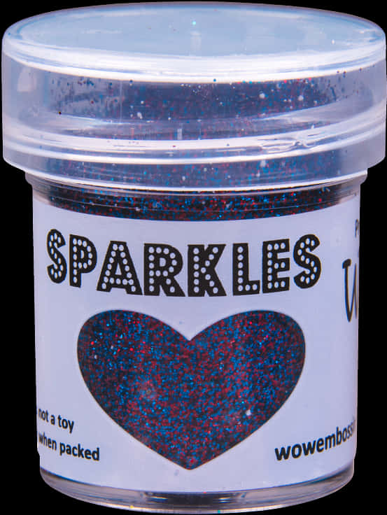 Containerof Sparkles Glitter PNG