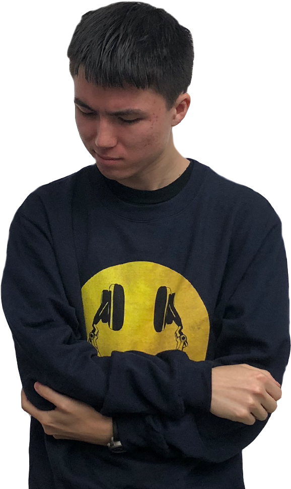 Contemplative Youthin Sad Boys Sweatshirt PNG