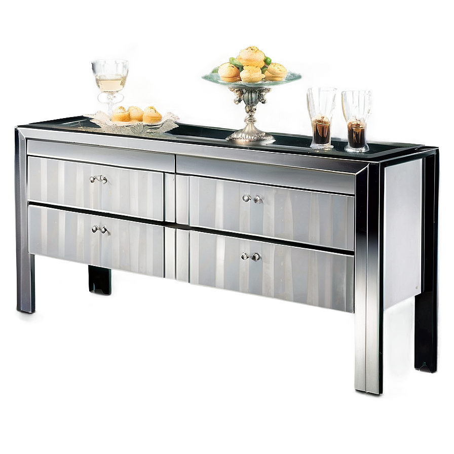 Contemporary Buffet Table Png 05042024 PNG