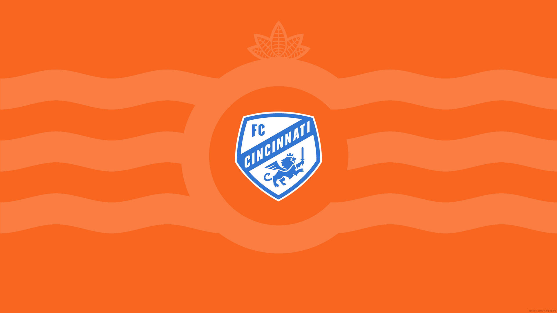 Vibrant and Dynamic FC Cincinnati Logo Wallpaper
