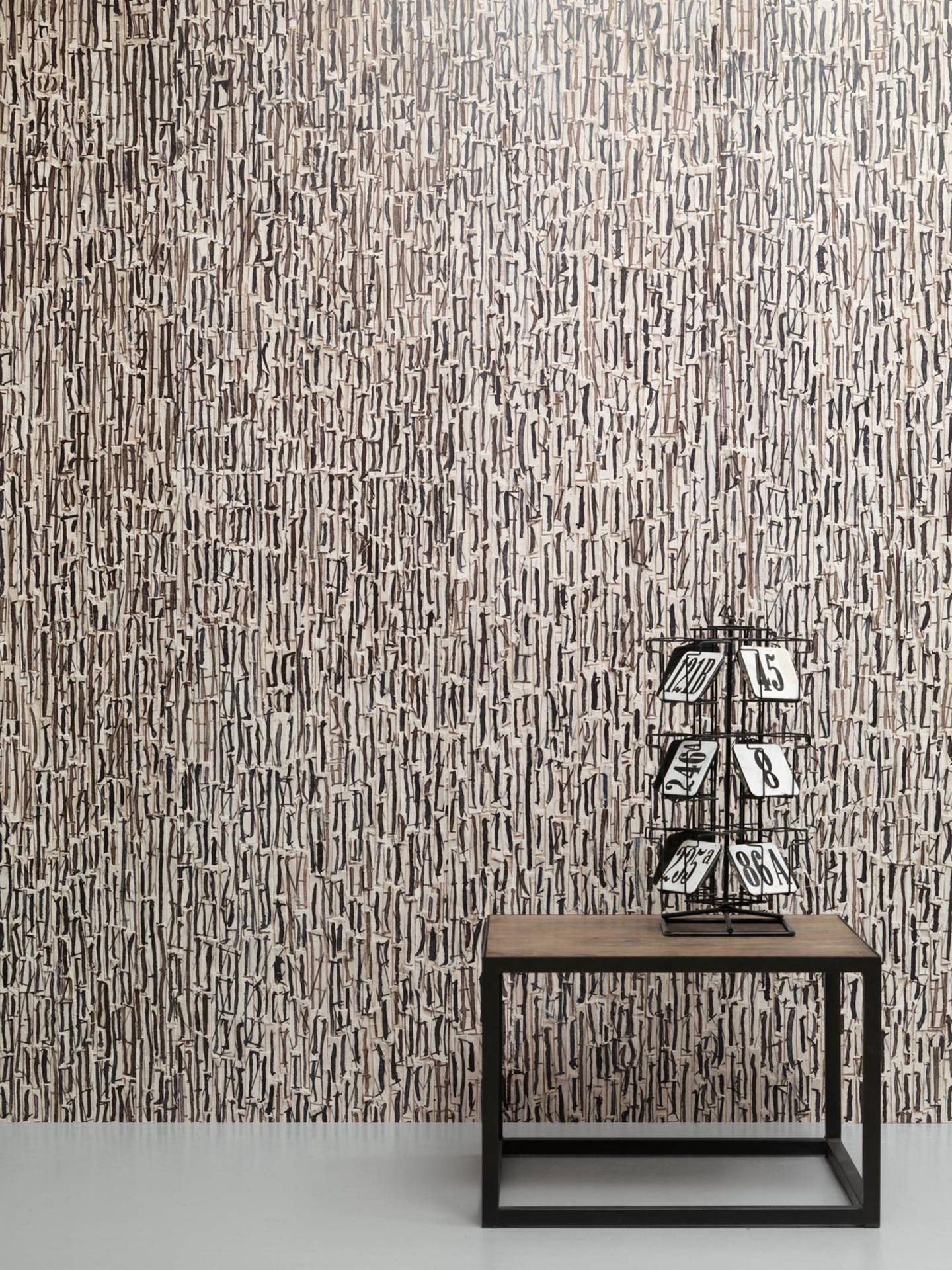 Contemporary Modern Grey Birch Tree Wall Picture