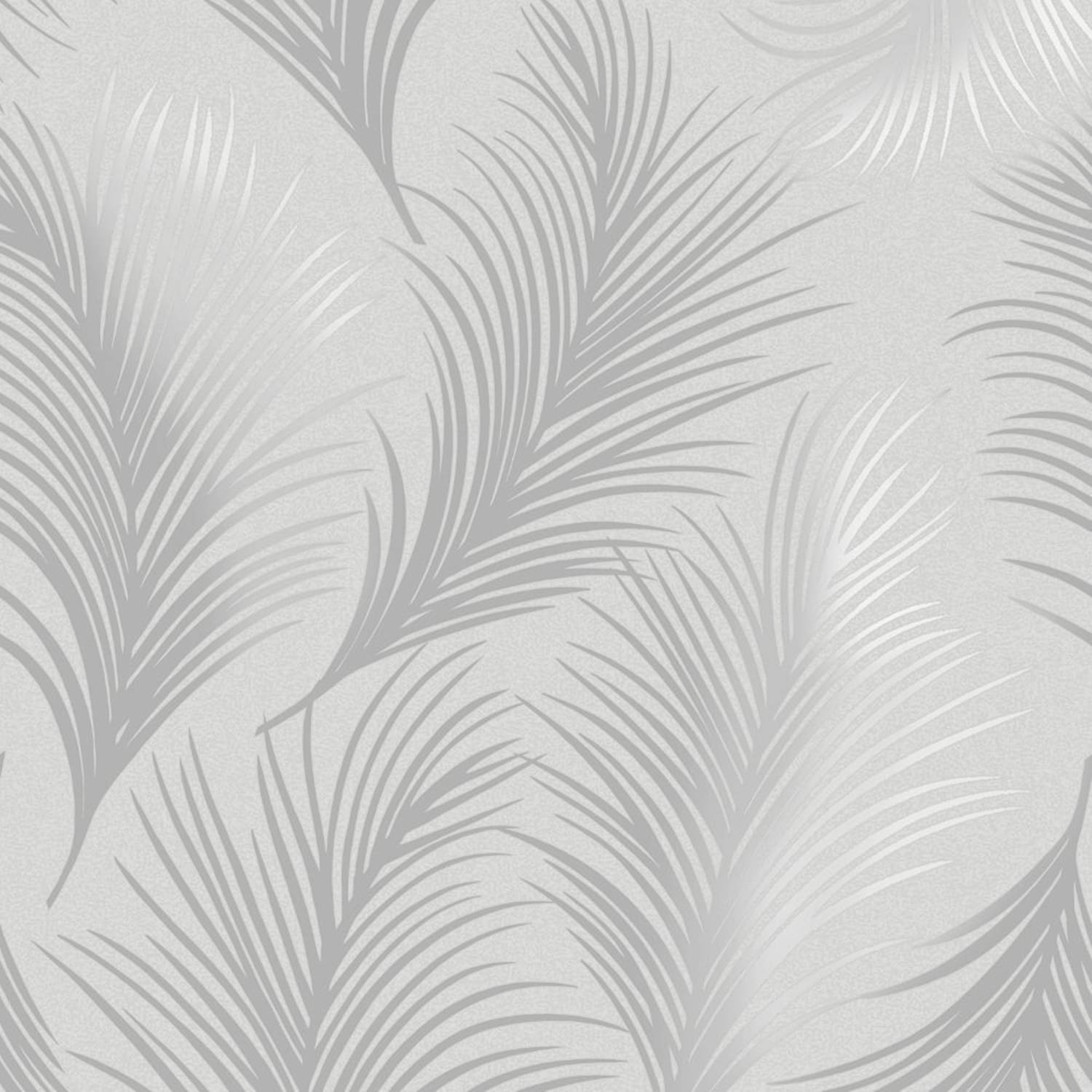 Contemporary Modern Holden Metallic Feather Pattern Picture