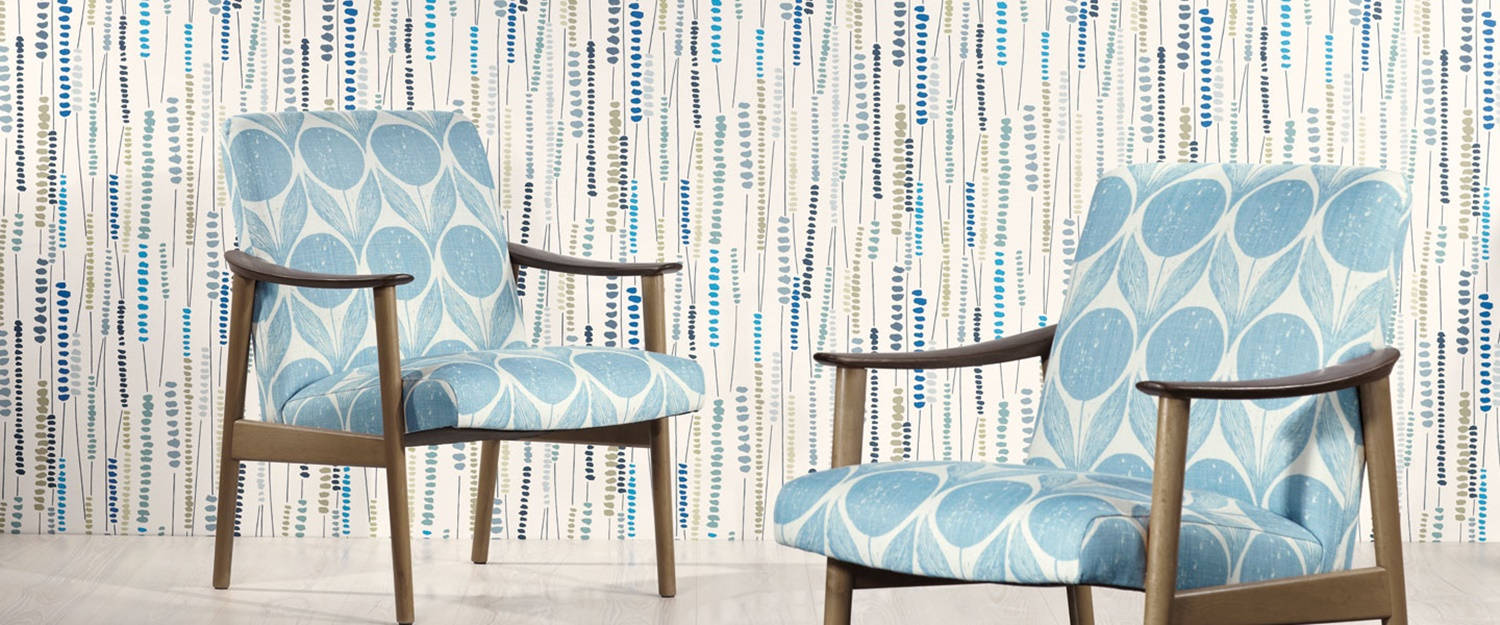 Contemporary Modern Stencils And Geometric Patterns Wallpaper