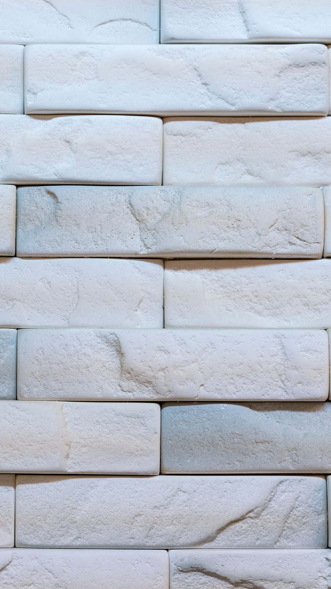 Contemporary White Brick Wall Background